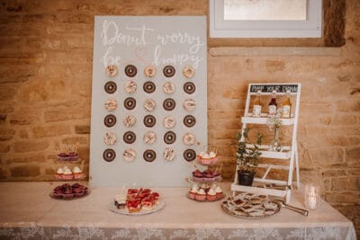 Kuchen auf einer Hochzeit